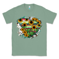 Sage South Carolina State Map Classic Tee - RanaPortraitStore
