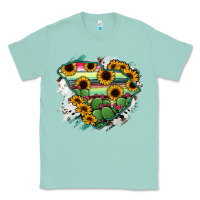 Seafoam South Carolina State Map Classic Tee - RanaPortraitStore