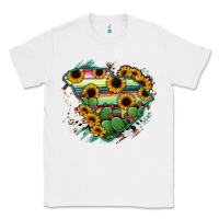 White South Carolina State Map Classic Tee - RanaPortraitStore