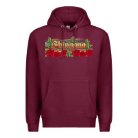 Burgundy chingona Premium Hoodie - JahusDesignShop