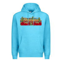 Ocean Blue chingona Premium Hoodie - JahusDesignShop