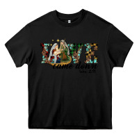 Black love came down holy family Heavy Core Tee - RanaPortraitStore