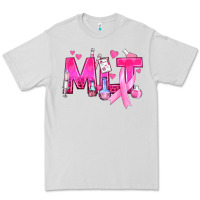 Dove Grey Medical Laboratory Technician Breast Cancer Premium Tee - texasbilliewilder