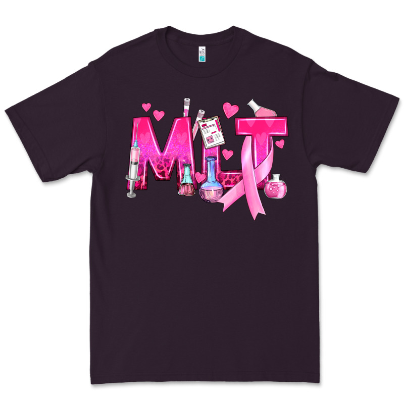Medical Laboratory Technician Breast Cancer Premium Tee by texasbilliewilder | Teevron