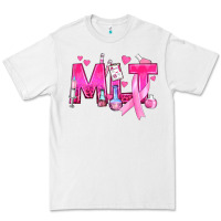 White Medical Laboratory Technician Breast Cancer Premium Tee - texasbilliewilder