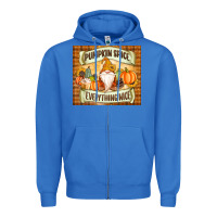 True Royal Pumpkin Spice Everything Nice Gnome Zipper Hoodie - MaliasSmallBusiness