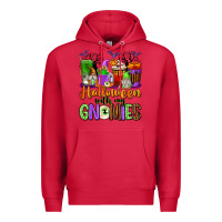 Cardinal Halloween with My Gnomies Coffee Cups Premium Hoodie - texasbilliewilder