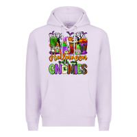 Lilac Halloween with My Gnomies Coffee Cups Premium Hoodie - texasbilliewilder