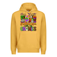 Mustard Halloween with My Gnomies Coffee Cups Premium Hoodie - texasbilliewilder