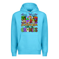 Ocean Blue Halloween with My Gnomies Coffee Cups Premium Hoodie - texasbilliewilder