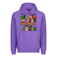 Purple Halloween with My Gnomies Coffee Cups Premium Hoodie - texasbilliewilder