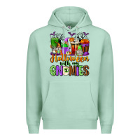 Seafoam Halloween with My Gnomies Coffee Cups Premium Hoodie - texasbilliewilder