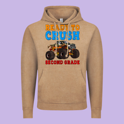 Ready To Crush Second Grade Vintage Hoodie Designed By Artiststas