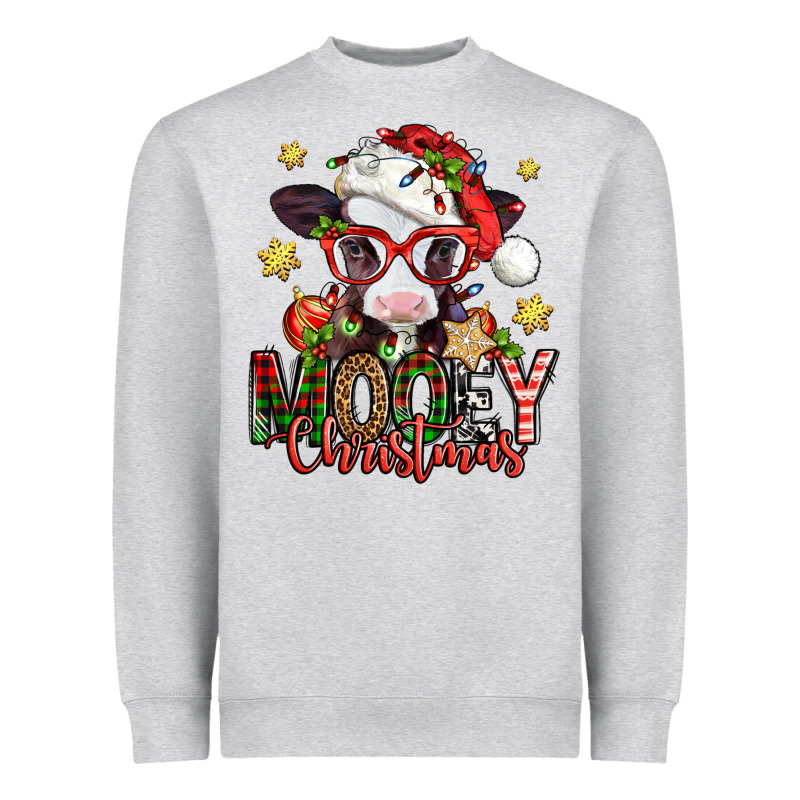 Mooey Christmas Baby Calf Heavyweight Sweatshirt by Jasminsmagicworld | Teevron