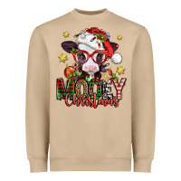 Mushroom mooey christmas baby calf Heavyweight Sweatshirt - Jasminsmagicworld