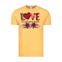 Vintage Mustard love is all you need Vintage Tee - AdoDesignShop