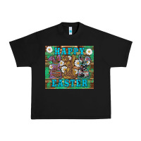 Black easter happy easter western bunnies daisies Urban Heavy Tee - Artiststas