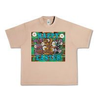 Burro easter happy easter western bunnies daisies Urban Heavy Tee - Artiststas