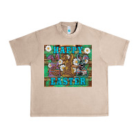 French Oak easter happy easter western bunnies daisies Urban Heavy Tee - Artiststas