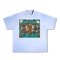 Grape Ice easter happy easter western bunnies daisies Urban Heavy Tee - Artiststas