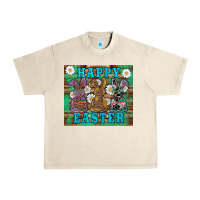 Sandshell easter happy easter western bunnies daisies Urban Heavy Tee - Artiststas