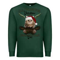 Sports Green All I Want For Christmas Is You Just Kidding I Want Cats Premium Sweatshirt - Bettercallsaul