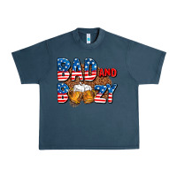 Midnight Navy bad and boozy usa Urban Heavy Tee - AdoDesignShop
