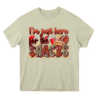 Mossy i'm just here for the snacks american football Heavy Core Tee - Zillion Design Studio
