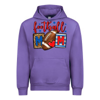 Tulip Football mom red and blue team color mother's day Urban Hoodie - HowdyJamesFarm