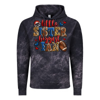 Cloud Black little sister biggest fan american football Vintage Hoodie - Jasminsmagicworld
