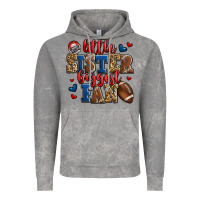 Cloud Rock little sister biggest fan american football Vintage Hoodie - Jasminsmagicworld