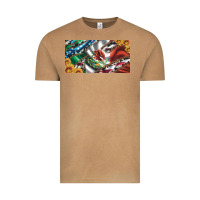 Vintage Camel usa flag and mexico flag with sunflower and cowhide  license plate Vintage Tee - Artiststas