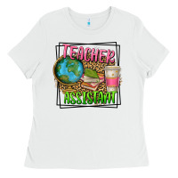 White teacher assistant Ladies Tee - texasbilliewilder