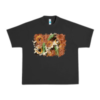 Pigment Black horseshoe cowhide cactus background Urban Heavy Tee - AdoDesignShop