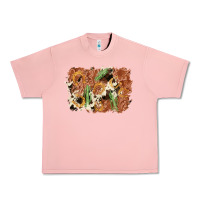Salmon horseshoe cowhide cactus background Urban Heavy Tee - AdoDesignShop