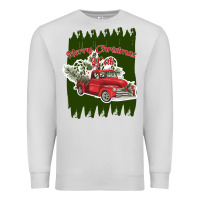 Dove Grey merry christmas y'all truck Premium Sweatshirt - Bettercallsaul