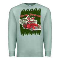 Seafoam merry christmas y'all truck Premium Sweatshirt - Bettercallsaul