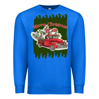 True Royal merry christmas y'all truck Premium Sweatshirt - Bettercallsaul