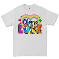 Dove Grey Choose love Premium Tee - Zillion Design Studio