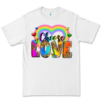 White Choose love Premium Tee - Zillion Design Studio