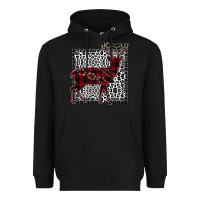 Black Christmas Deer Heavyweight Hoodie - Bettercallsaul