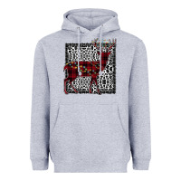 Heather Grey Christmas Deer Heavyweight Hoodie - Bettercallsaul