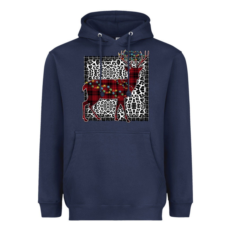Christmas Deer Heavyweight Hoodie by Bettercallsaul | Teevron