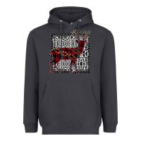 Smoke Christmas Deer Heavyweight Hoodie - Bettercallsaul