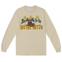 Mushroom its alright to be little bitty Long Sleeve Tee - MaliasSmallBusiness
