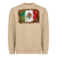 Mushroom Christmas lights Mexican flag Heavyweight Sweatshirt - Jasminsmagicworld