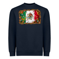 Navy Christmas lights Mexican flag Heavyweight Sweatshirt - Jasminsmagicworld