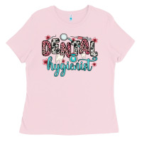 Bubblegum Pink dental hygienist Ladies Tee - Zillion Design Studio