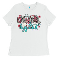 White dental hygienist Ladies Tee - Zillion Design Studio
