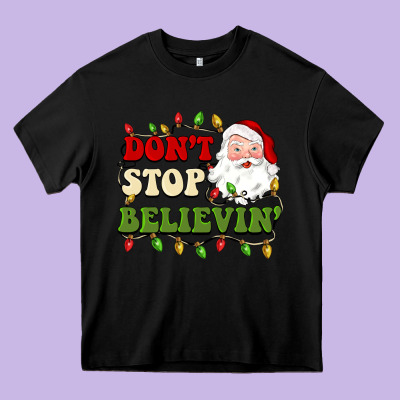 Don't Stop Believin Heavy Core Tee Designed By Barkaloodesign